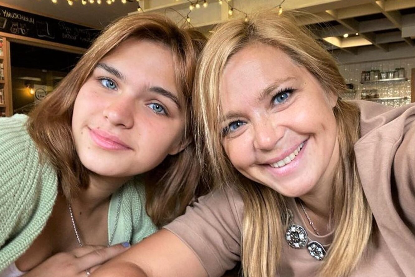 Ирина Пегова с дочкой 2020