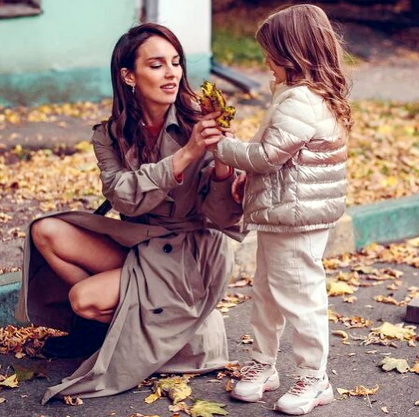 Юлия Зимина 2021 с дочкой