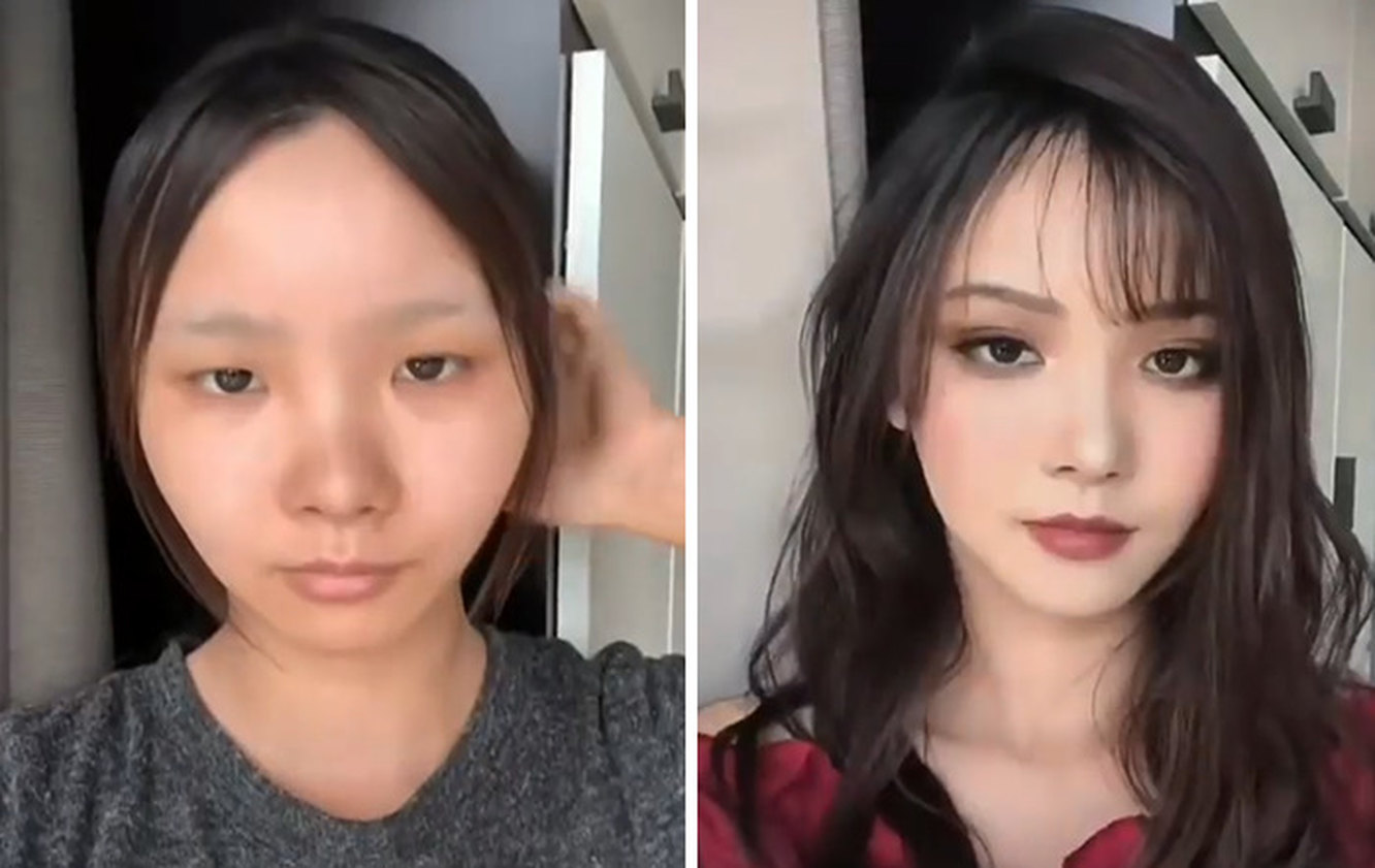 Asian Makeup Transformation (азиатская мейкап трансформация),